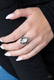 Glass Half-COLORFUL - White - Paparazzi - The Jewel Family