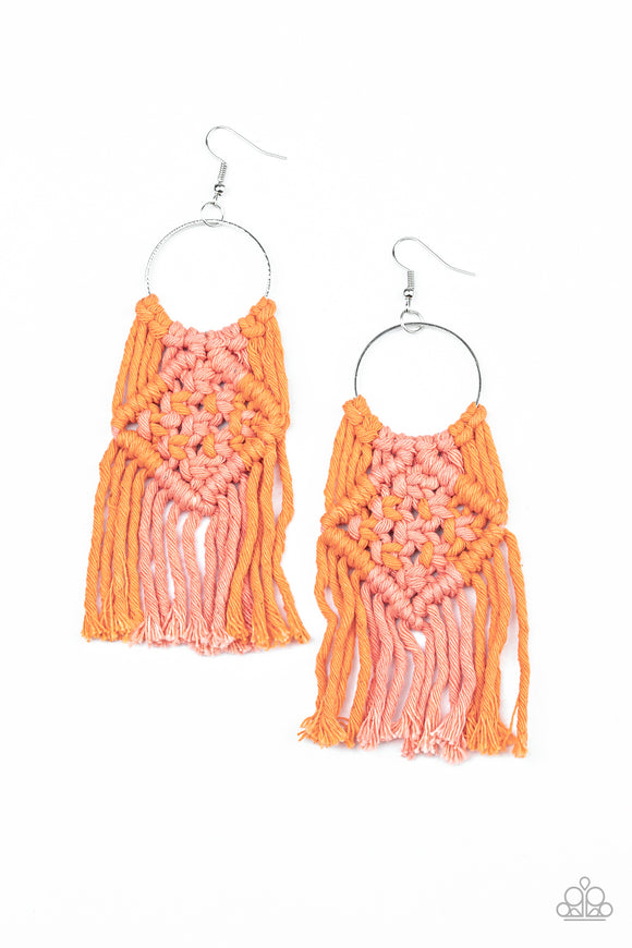 Macrame Rainbow - Orange - Paparazzi - The Jewel Family