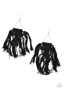 Modern Day Macrame - Black - Paparazzi - The Jewel Family